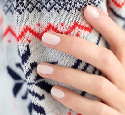 Manucurist Green Nail Polish in Milky White