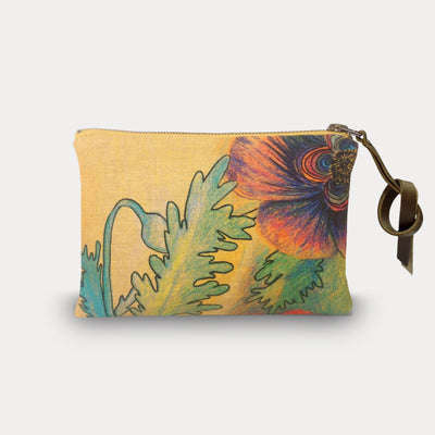 Maison Levy Linen Pouch - Pavot 15 x 21cm