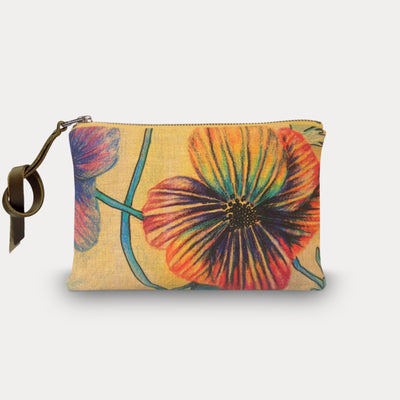 Maison Levy Linen Pouch - Pavot 15 x 21cm
