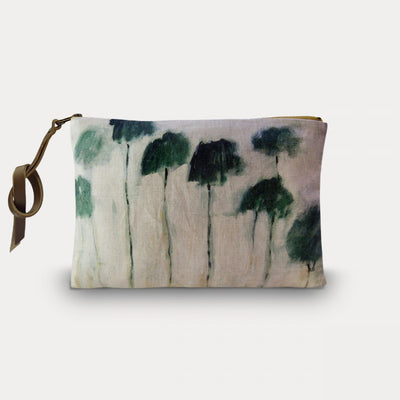 Maison Levy Linen Pouch - Reflejos Palmiers 15 x 21cm
