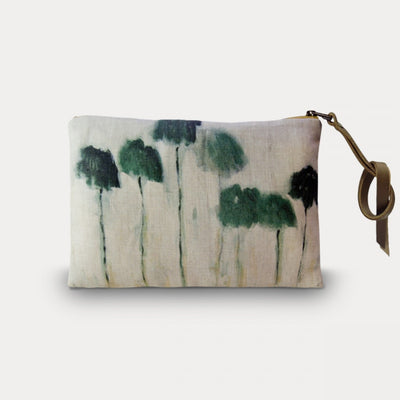 Maison Levy Linen Pouch - Reflejos Palmiers 15 x 21cm